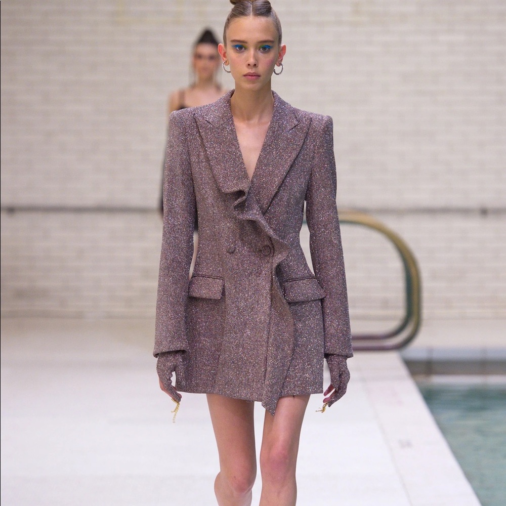 AREA NYC Glitter suit